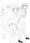 Reflections: Shinji, Mana, and Teri